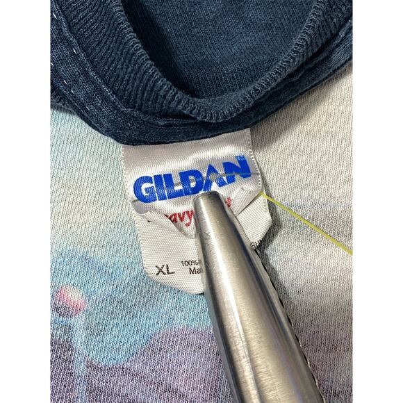 The Mountain Dream Catcher Blue Tshirt XL Bald Eagle USA Flag - Picture 3 of 9